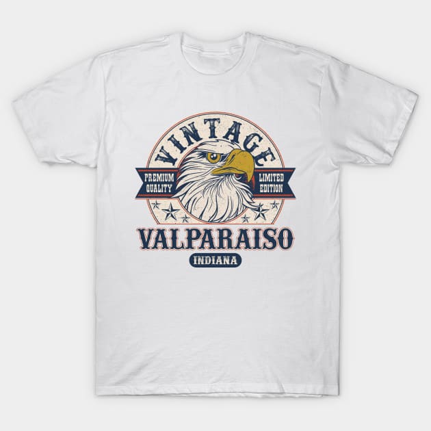 Valparaiso Indiana Retro Vintage Limited Edition T-Shirt by aavejudo